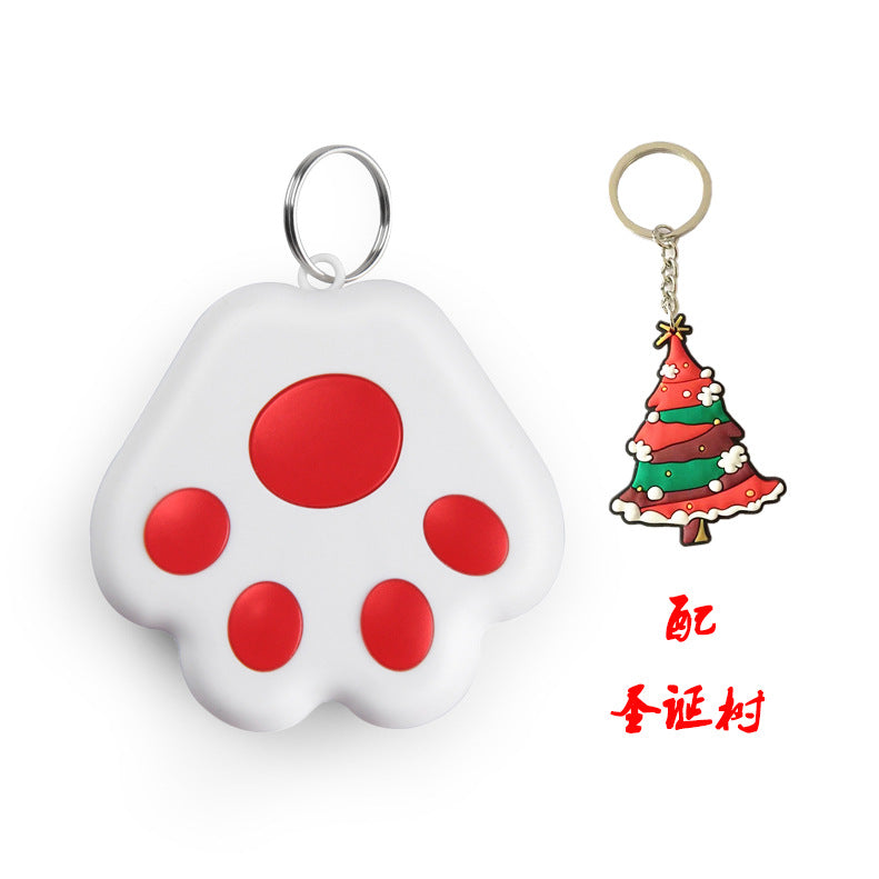 Smart dog's paw portable Bluetooth 5.0 pet mobile phone key wallet searching alarm anti-lost tracker locator