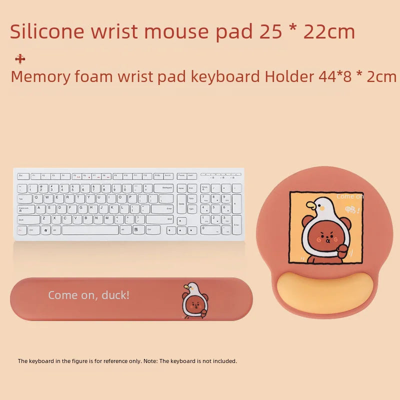 Mouse wrist pad mechanical keyboard support wristband office computer desk comfortable wrist rest boys and girls non-slip