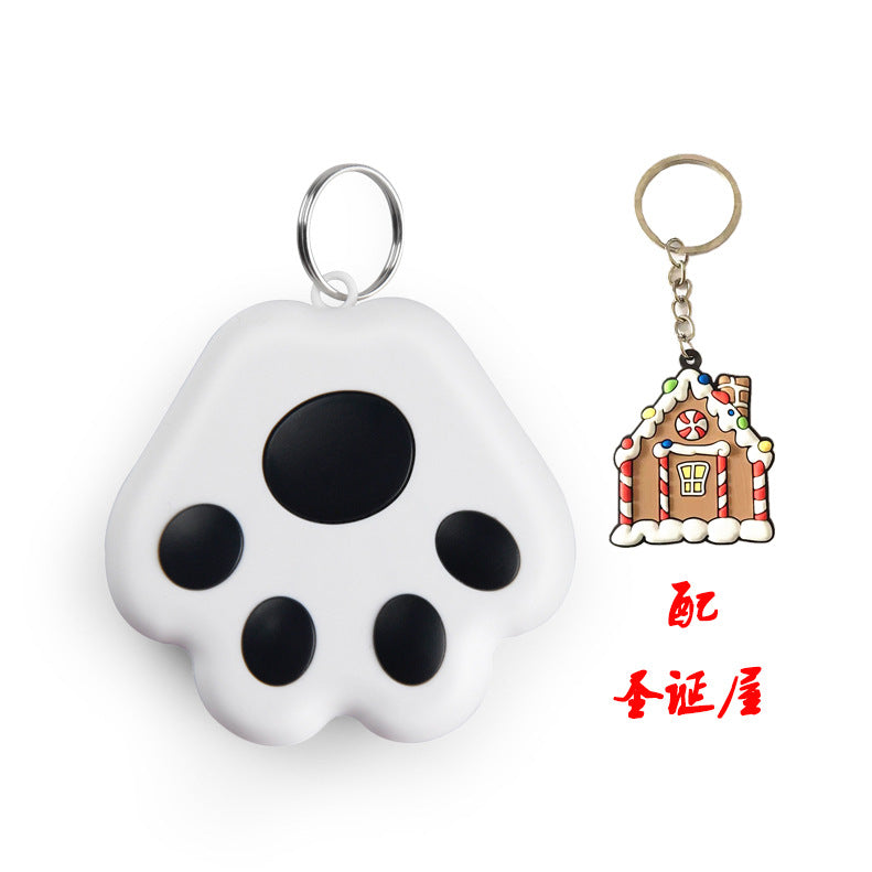 Smart dog's paw portable Bluetooth 5.0 pet mobile phone key wallet searching alarm anti-lost tracker locator