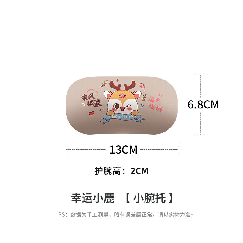 Creative cartoon mouse pad wristband silicone small wrist rest memory foam keyboard support 3D 3D cute girl Palm pillow