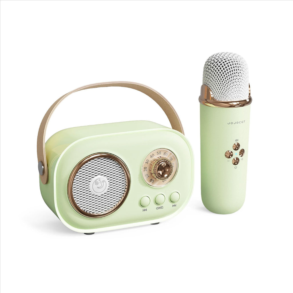 Karaoke audio microphone integrated microphone wireless Bluetooth speaker portable home singing children KTV stereo