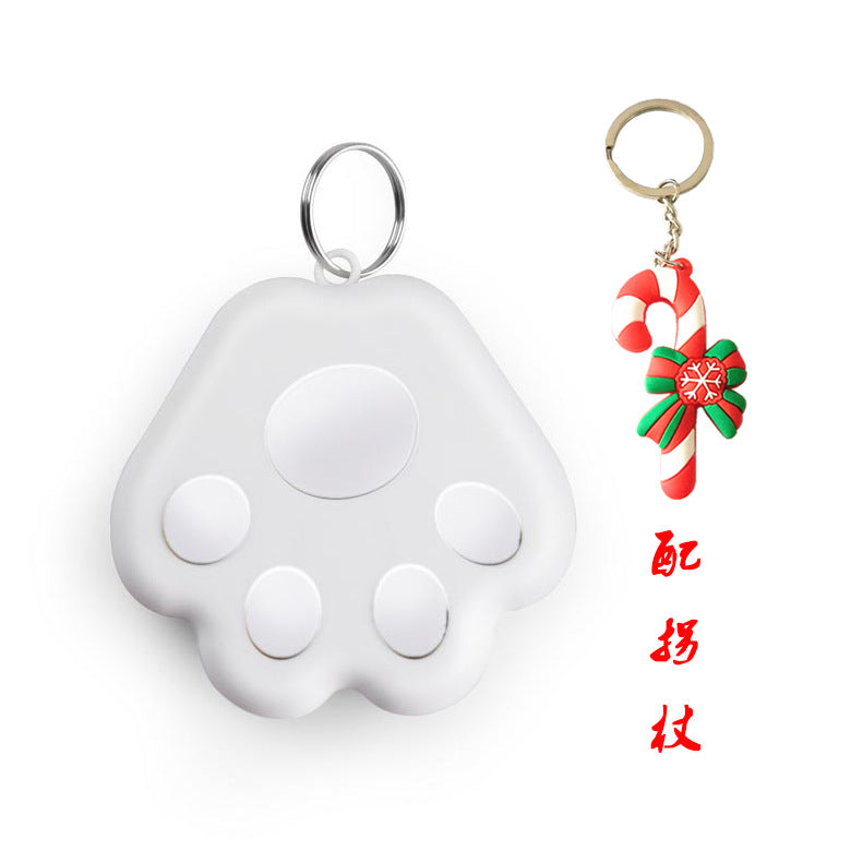 Smart dog's paw portable Bluetooth 5.0 pet mobile phone key wallet searching alarm anti-lost tracker locator