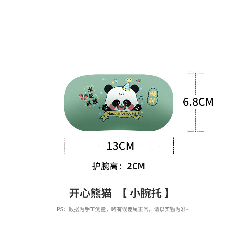 Creative cartoon mouse pad wristband silicone small wrist rest memory foam keyboard support 3D 3D cute girl Palm pillow