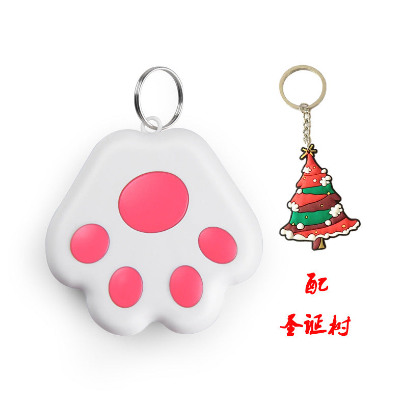 Smart dog's paw portable Bluetooth 5.0 pet mobile phone key wallet searching alarm anti-lost tracker locator