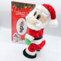 Christmas electric butt shaking Santa Claus toy plush electric Christmas cute toy hip shaking Santa Claus