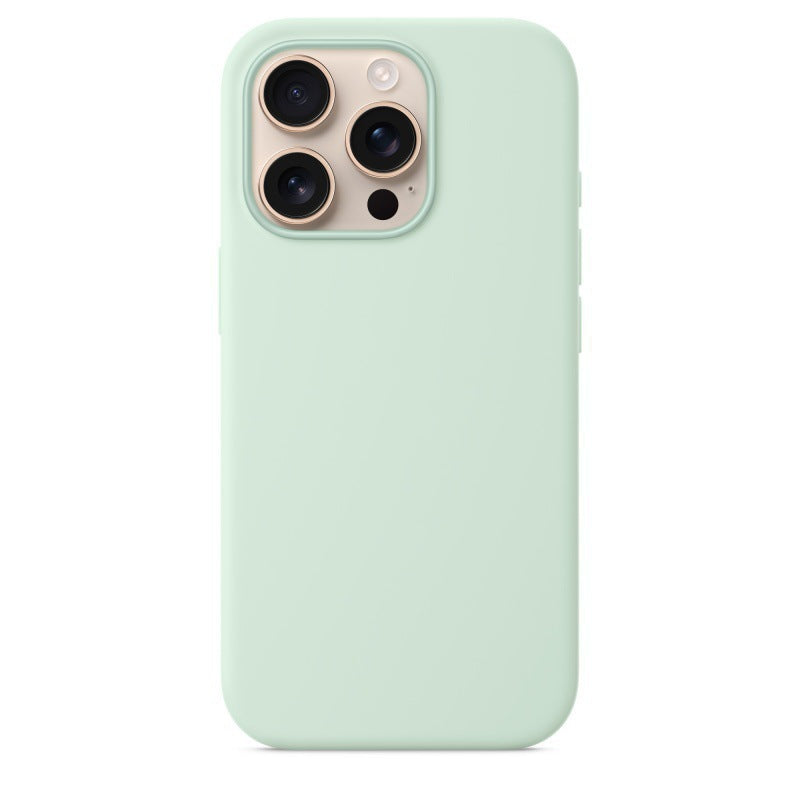 Magnetic animation pop-up window for Apple 16promax comes with AI button iPhone16 liquid silicone phone case