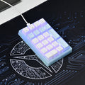 Wholesale K10 wired RGB digital keyboard accounting finance portable TYPE-C interface small mechanical keyboard