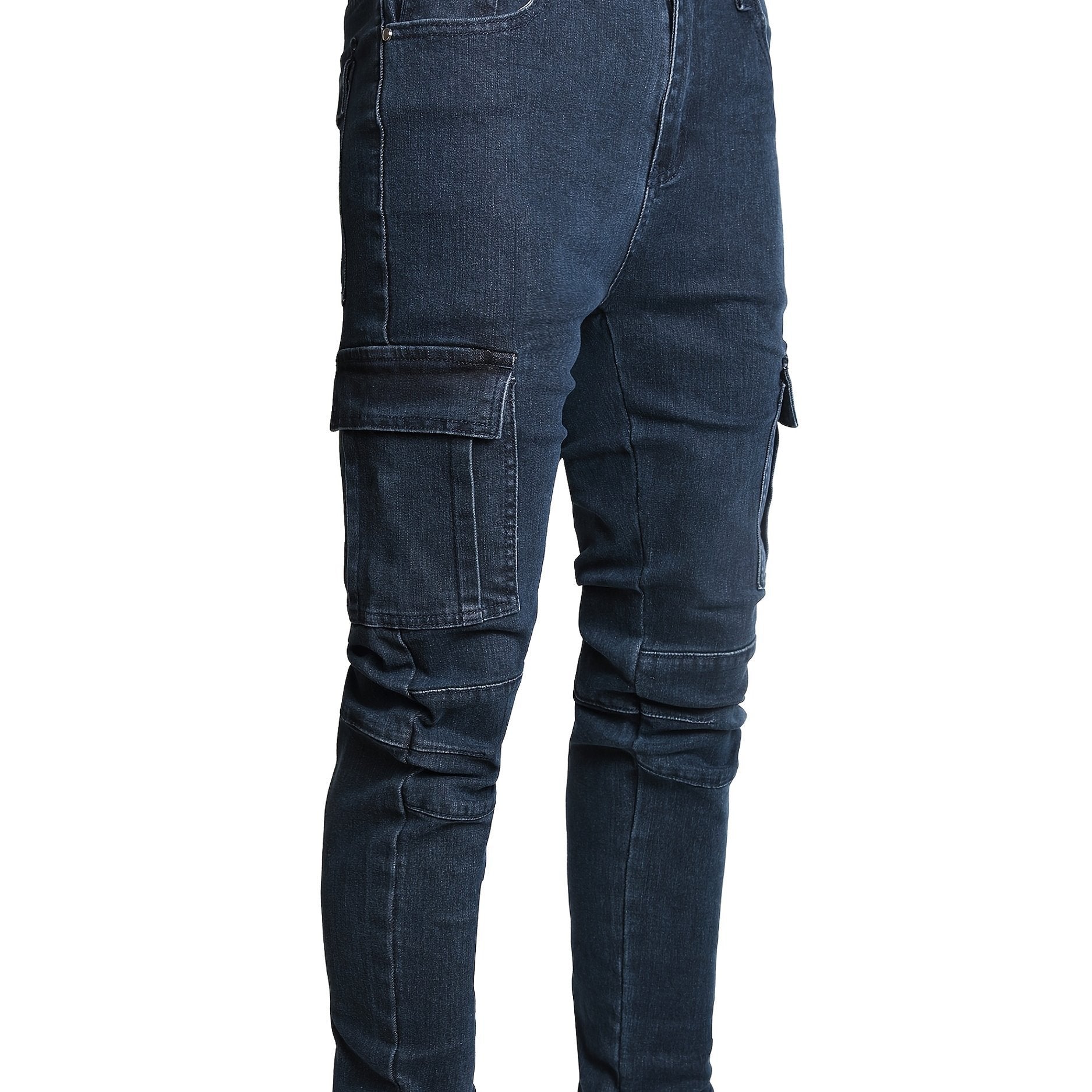 men's Slim Jeans Stretch Slim Fit men's Jeans Ripped Jeans