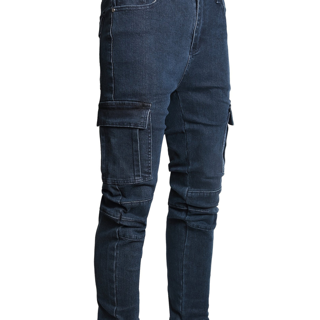 men's Slim Jeans Stretch Slim Fit men's Jeans Ripped Jeans