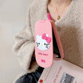 ins flip Hello Kitty cellular phone Apple 15 phone case iPhone14/13Promax mirror New 12 women