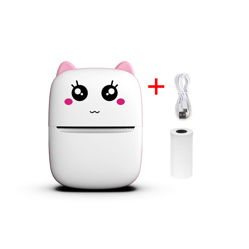 Cross-border portable thermal mini printer mobile phone photo artifact Bluetooth student only small household labeling machine