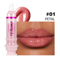 Cross-border lip lip gloss moisturizing full lips HANDAIYAN nourishing moisturizing easy to color syringe lip lip gloss