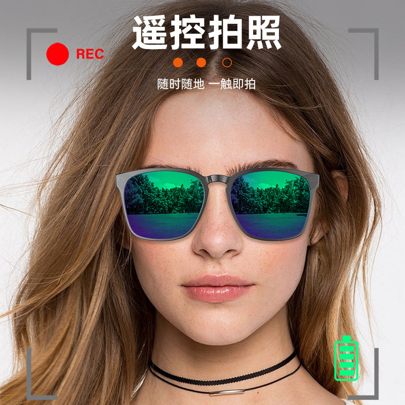 ai simultaneous translation sunglasses wireless call music Smart Bluetooth glasses multi-language translation Universal