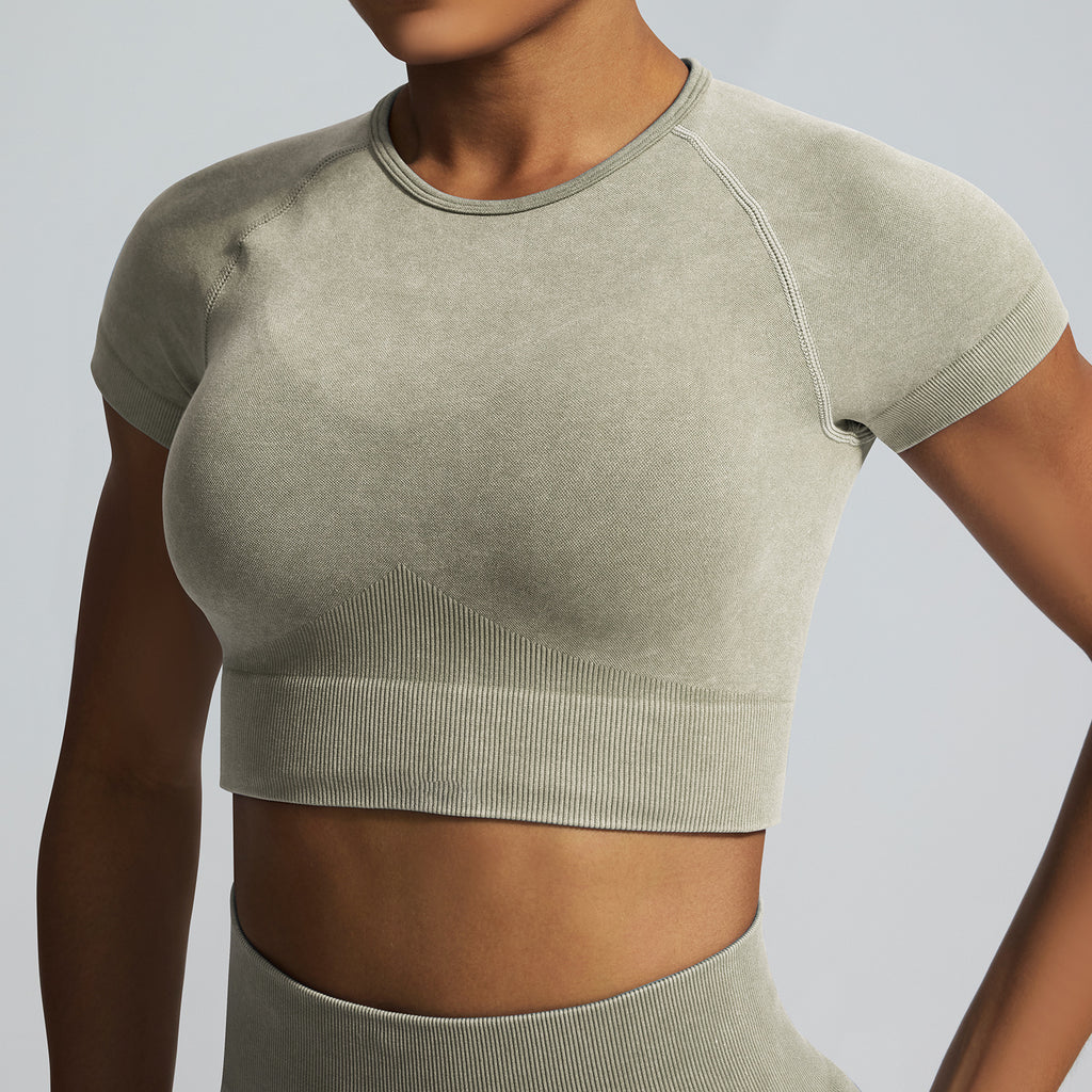 European and American Autumn Winter Tight Sports Set