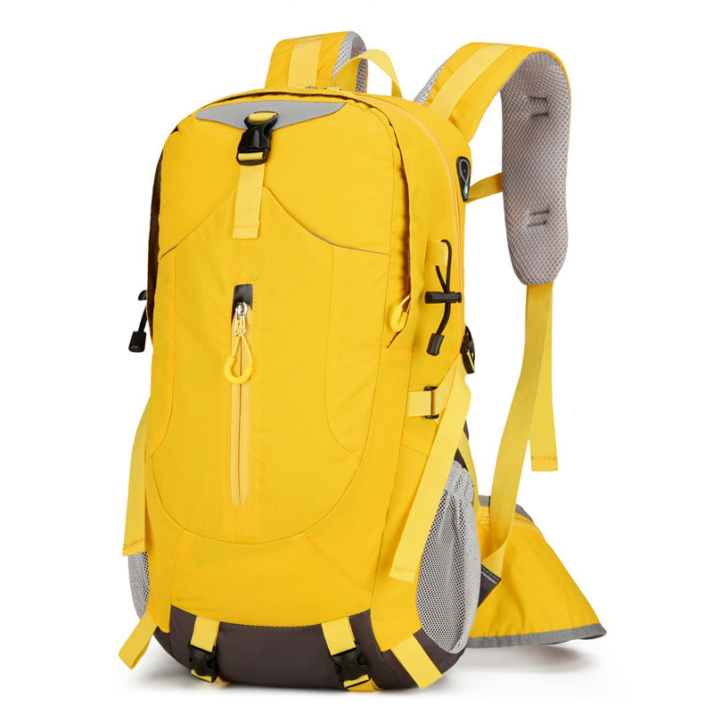 Hiking backpack lightweight and large capacity backpack men's and women's safety reflective waterproof outdoor camping cycling hiking bag