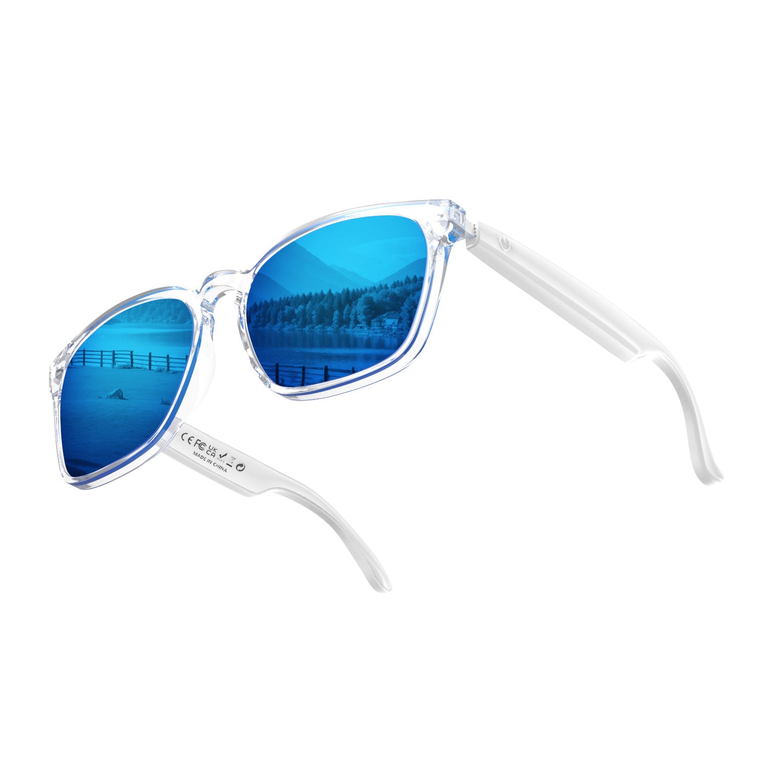 ai simultaneous translation sunglasses wireless call music Smart Bluetooth glasses multi-language translation Universal