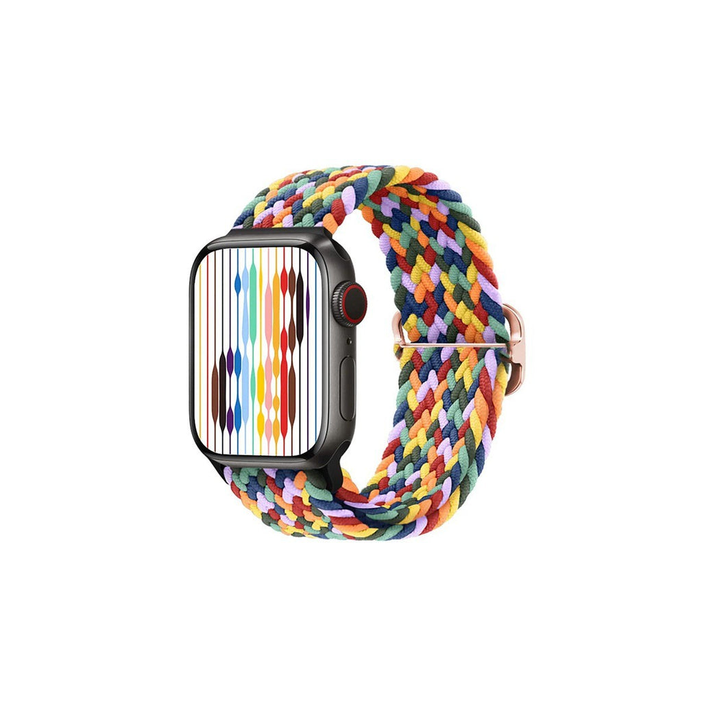 Apple woven strap for applewatch10 smart watch nylon adjustable Japanese buckle elastic strap