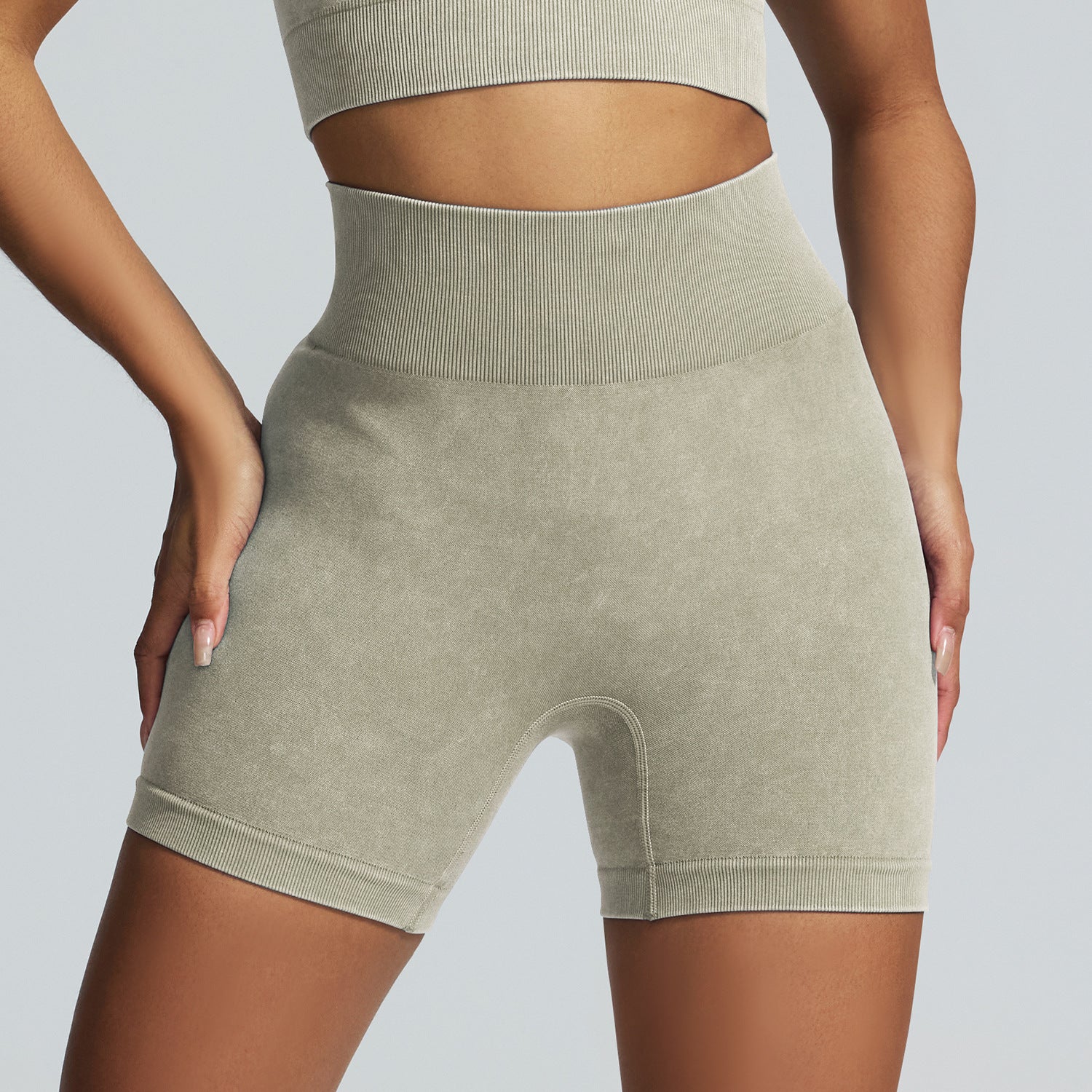 European and American Autumn Winter Tight Sports Set