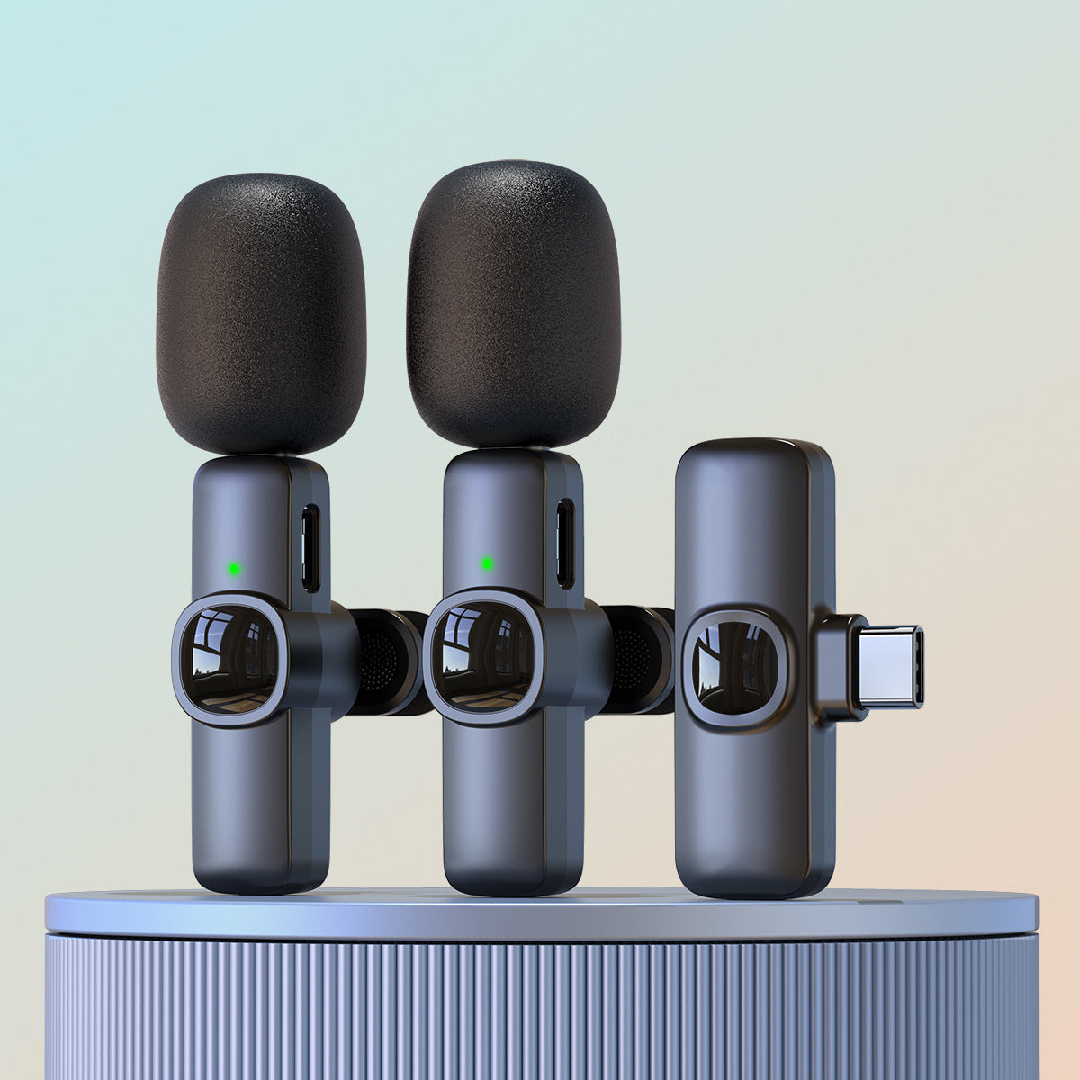 Wireless collar clip microphone L06 live short video shooting radio noise reduction recording pink mini microphone words