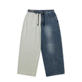 # OVDY new jeans men's retro distressed washed 420g autumn and winter velvet padded plus size denim trousers