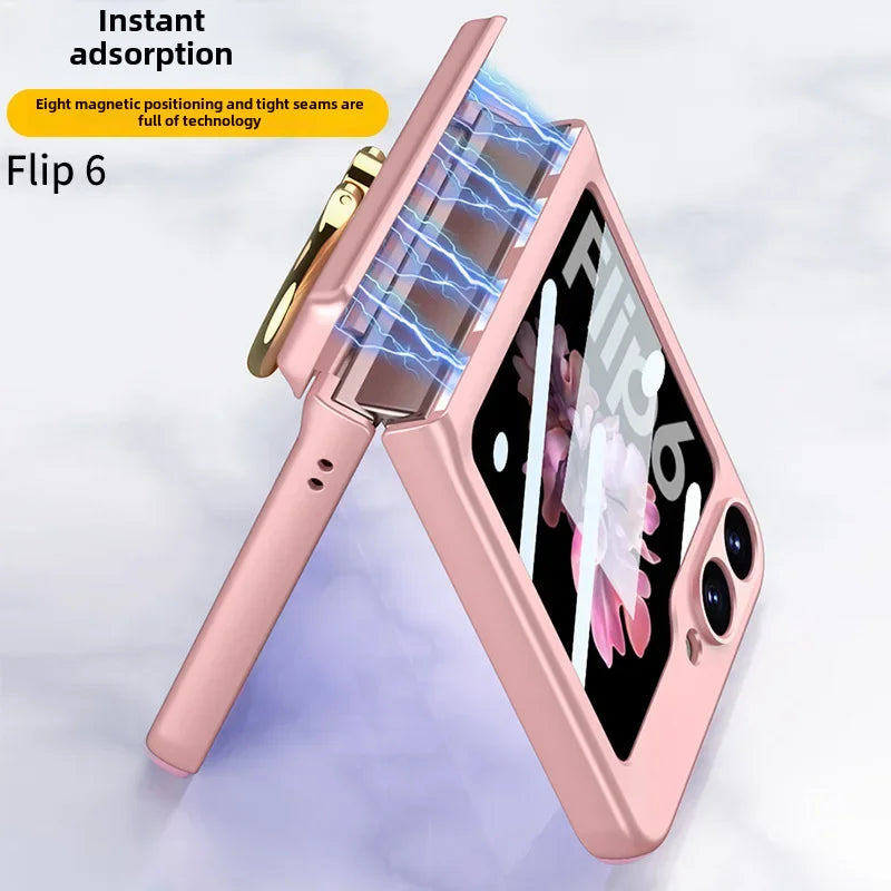 Samsung Galaxy Z Flip6 Case – Magnetic Ring, Drop-Resistant & Slim