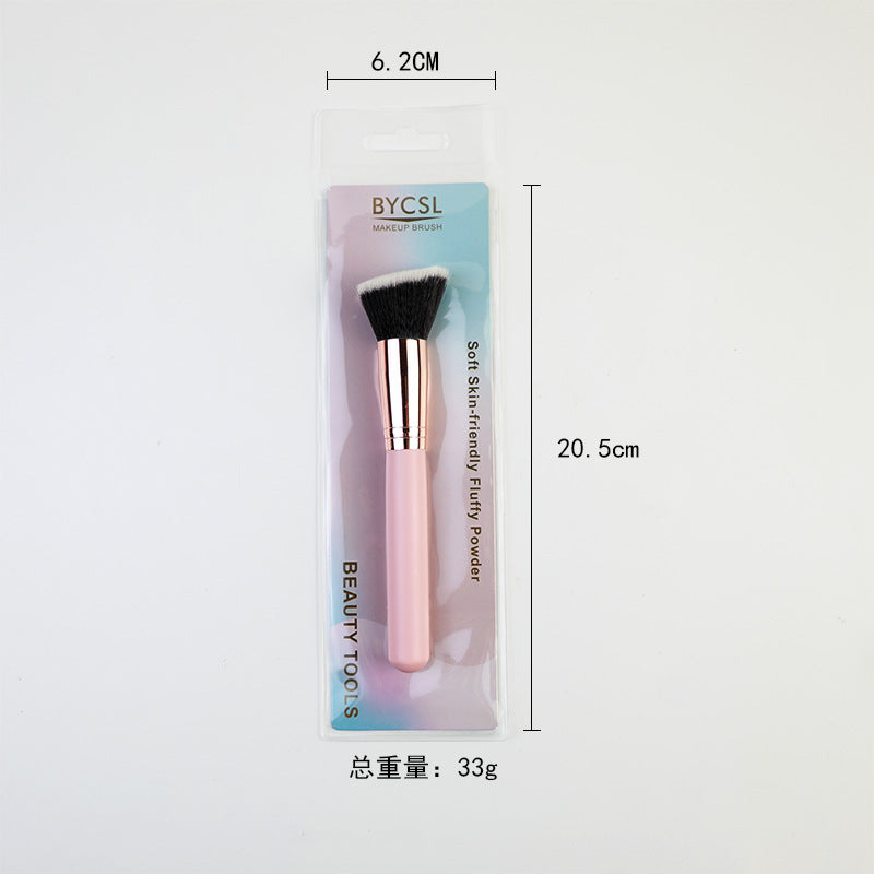 Cross-Border 16 pink makeup brushes suit rose gold makeup brush face powder foundation blush brush brow groomer makeup tools