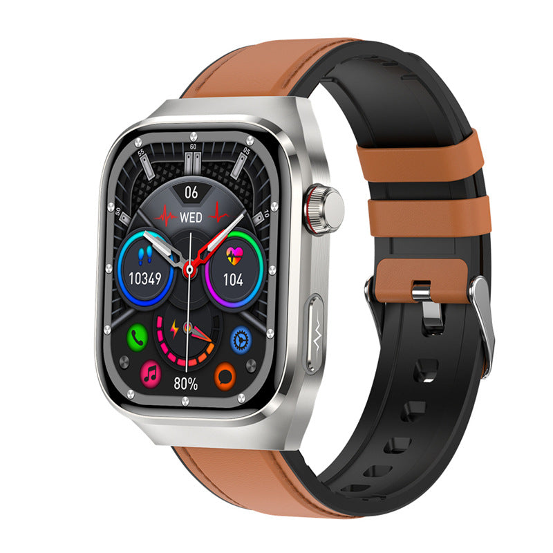 Cross-border hot TK16 smart watch Bluetooth calling micro physical examination ECG body fat detection Bluetooth calling Sports