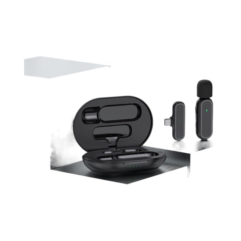 Wireless lavalier microphone K60 self-charging warehouse Intelligent Noise reduction clear pickup Wireless Mini small microphone