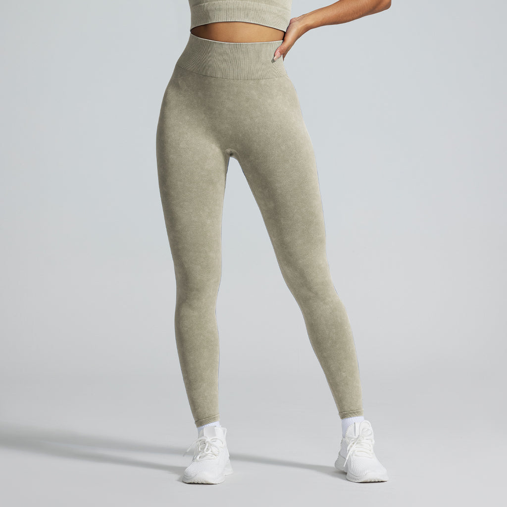 European and American Autumn Winter Tight Sports Set