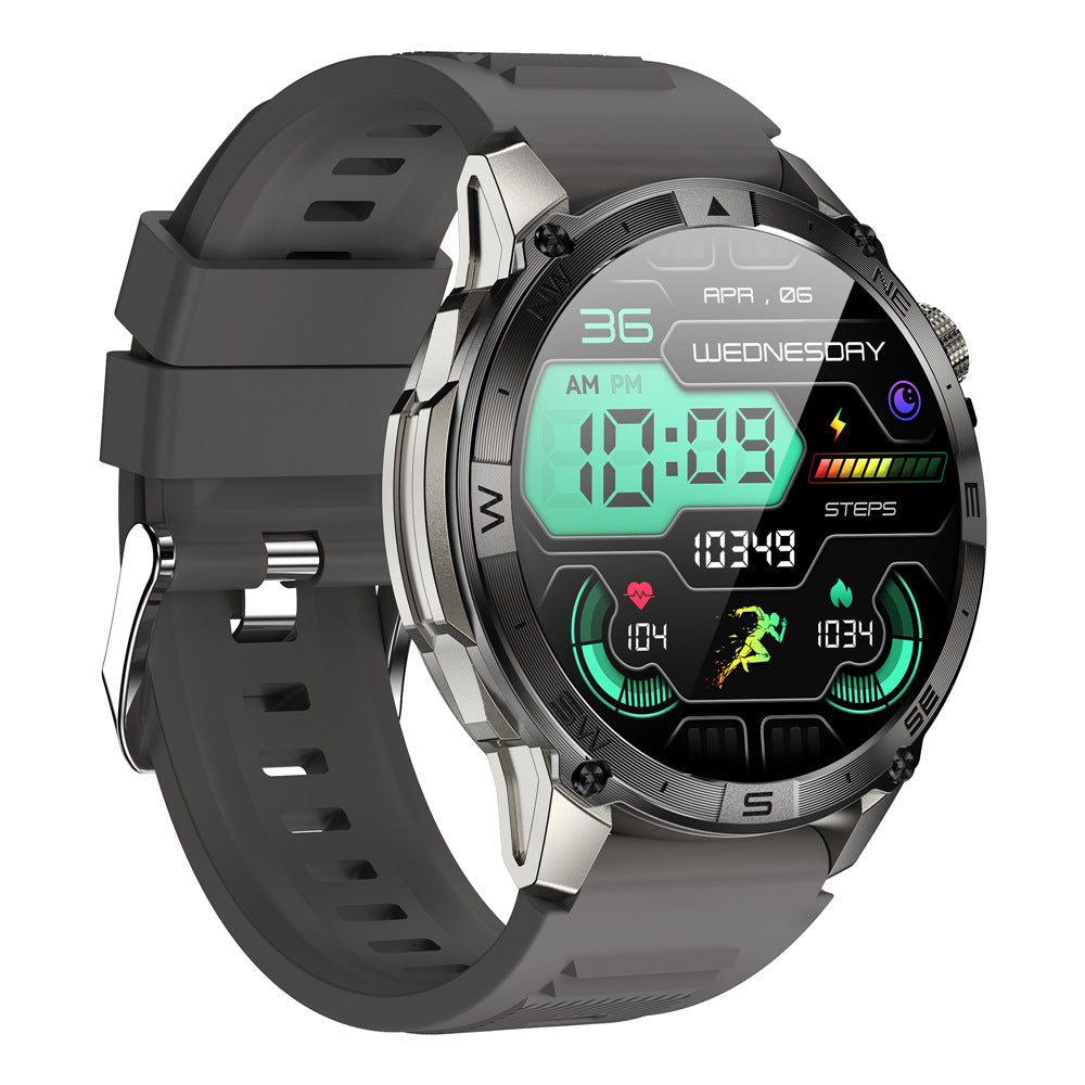 New HK08 smart watch Bluetooth calling 1.43-inch AMOLED screen altitude air pressure compass heart rate blood oxygen