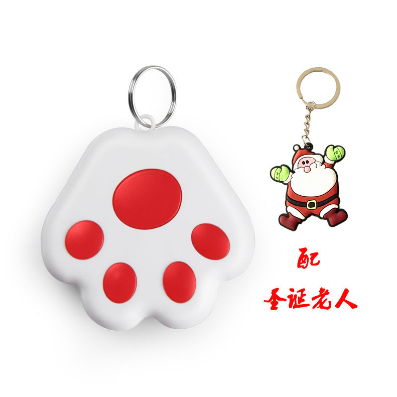 Smart dog's paw portable Bluetooth 5.0 pet mobile phone key wallet searching alarm anti-lost tracker locator
