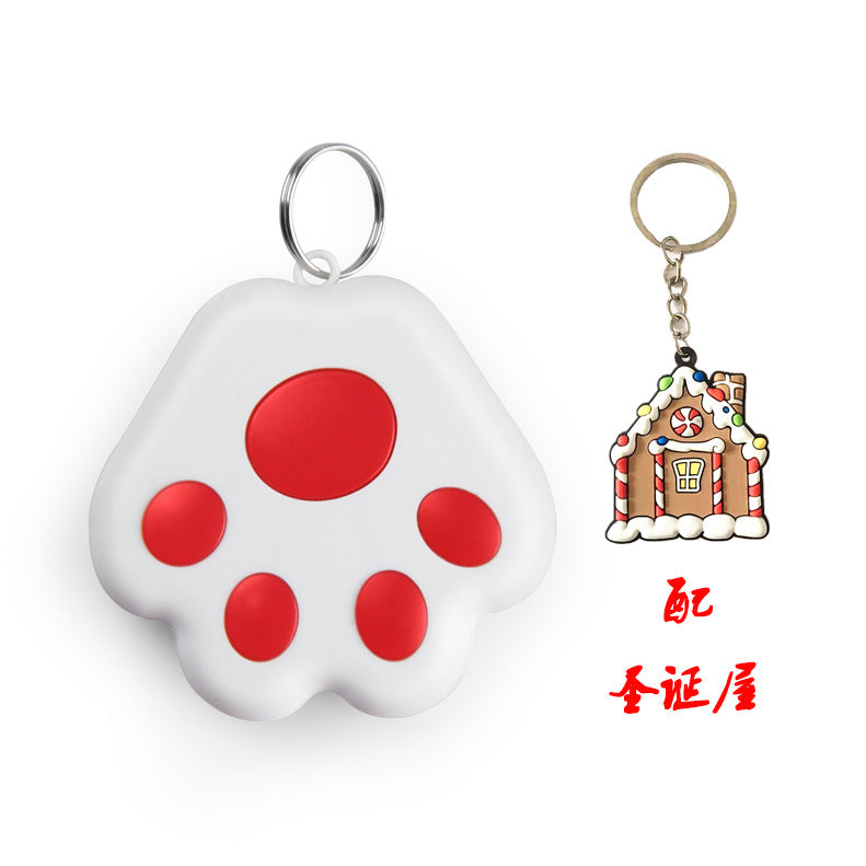 Smart dog's paw portable Bluetooth 5.0 pet mobile phone key wallet searching alarm anti-lost tracker locator