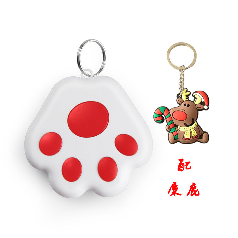 Smart dog's paw portable Bluetooth 5.0 pet mobile phone key wallet searching alarm anti-lost tracker locator