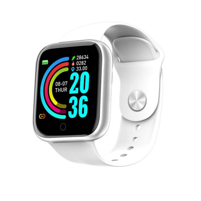 Y68 smart bracelet heart rate meter step sports adult Bluetooth electronic blood oxygen blood pressure monitoring D20 bracelet