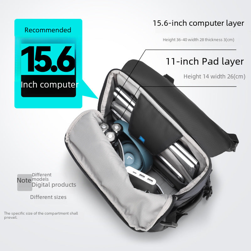 MARK RYDEN men's business travel backpack detachable letter Pack backpack large capacity 15.6 computer bag