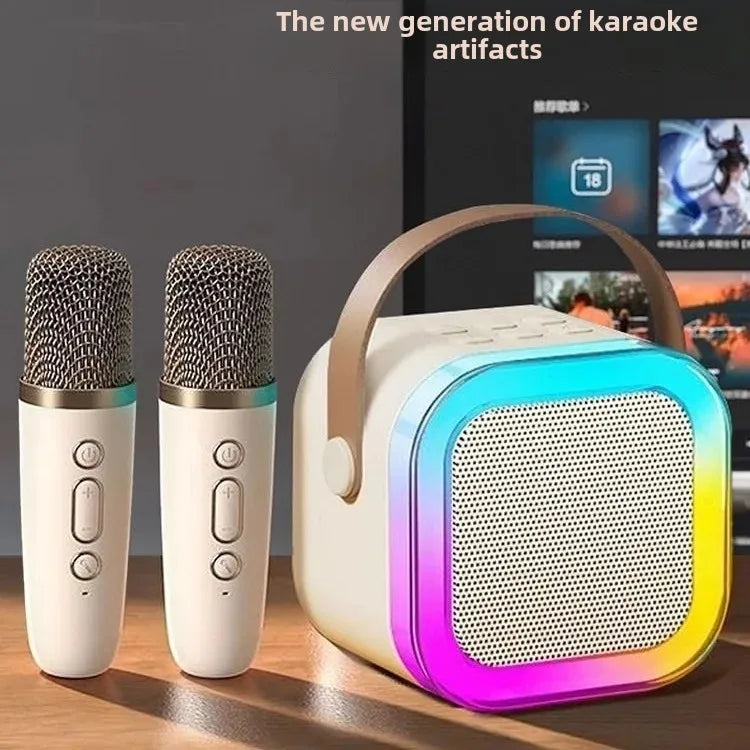 Microphone audio integrated microphone karaoke gadget children Entertainment family KTV mobile phone wireless Bluetooth home singing