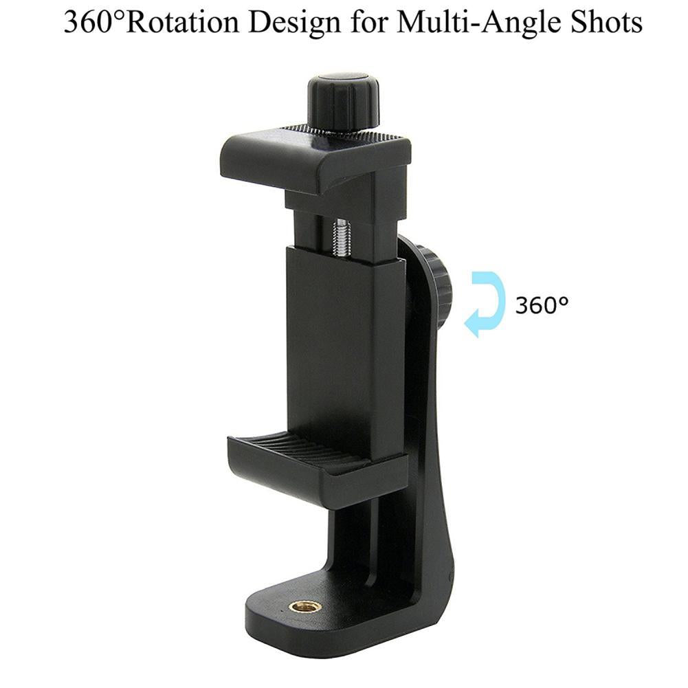 Cross-border universal phone tripod installation rotating mobile phone clip wireless Bluetooth remote control support horizontal and vertical Photography
