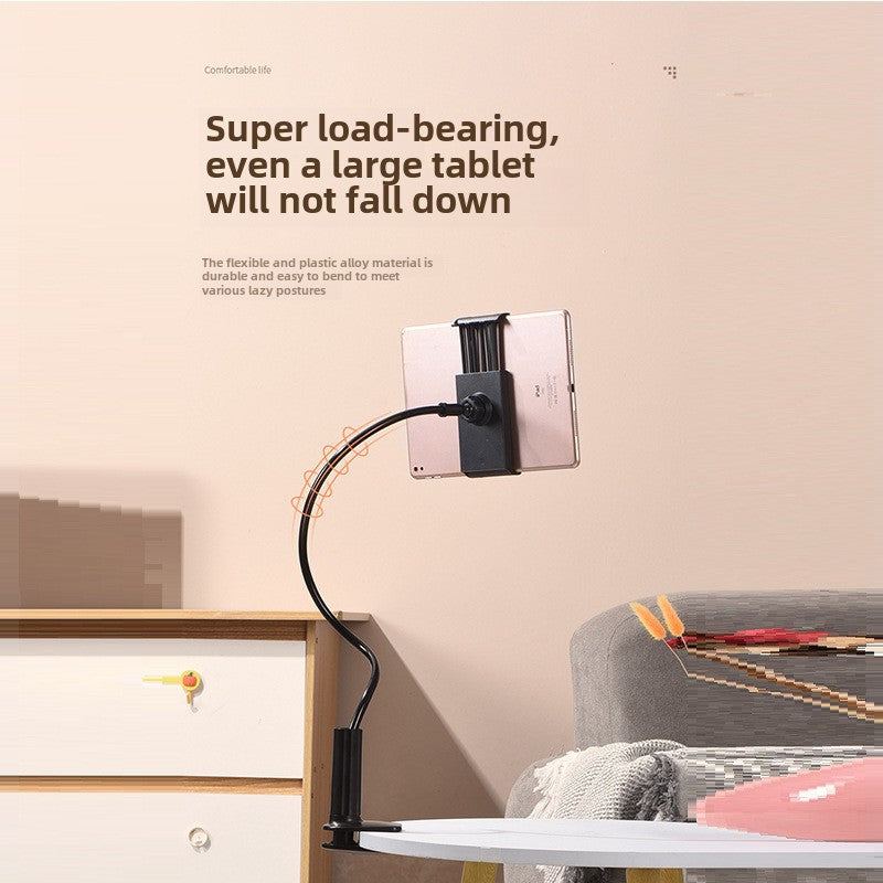 Stable spiral base mobile phone bracket multi-rotating mobile phone tablet universal chuck lazy bracket drama watching artifact