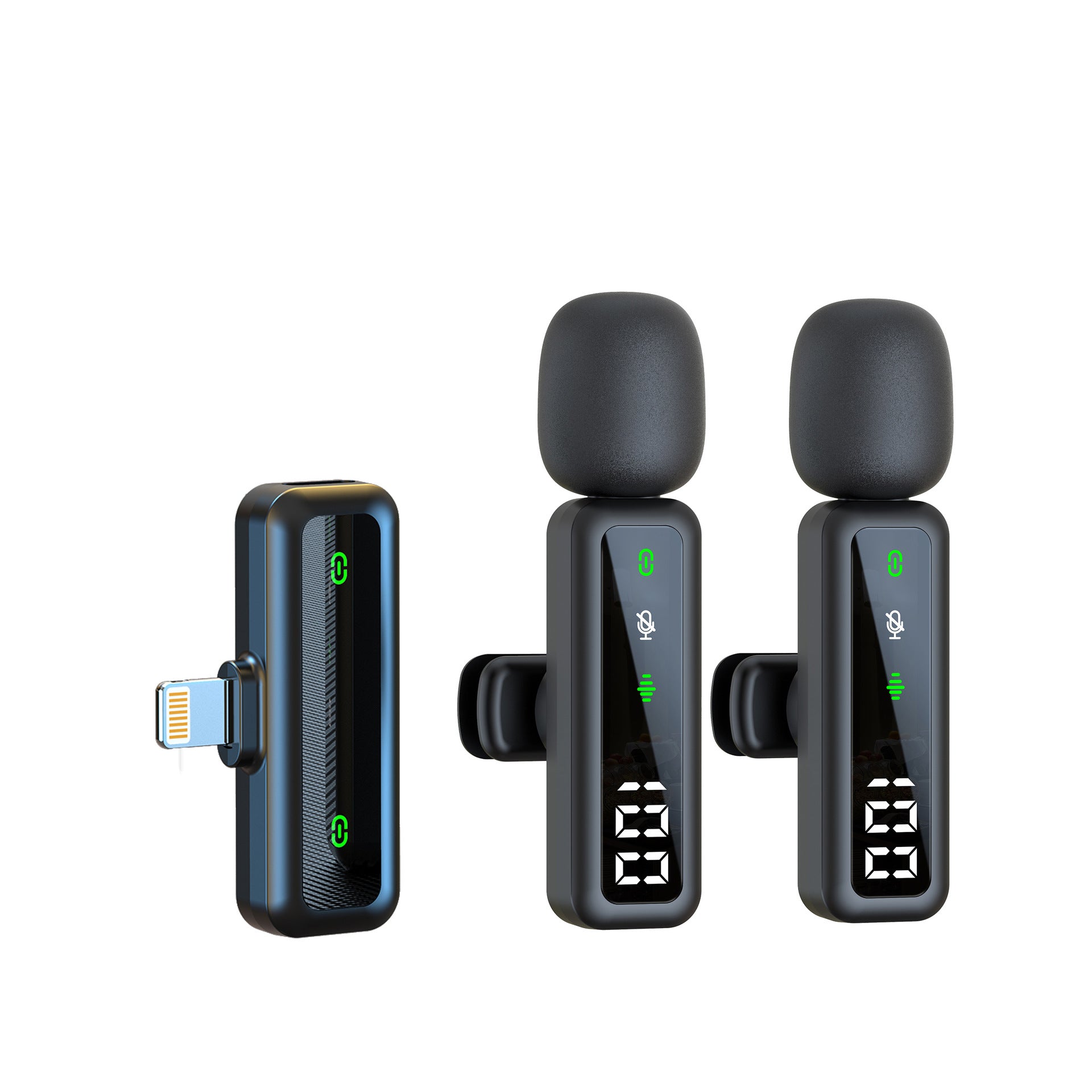 Wireless collar clip microphone new H65 three-in-one dual-microphone mobile phone computer live Bluetooth Mini radio microphone