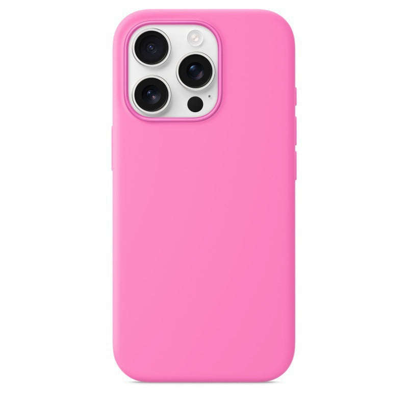 Magnetic animation pop-up window for Apple 16promax comes with AI button iPhone16 liquid silicone phone case