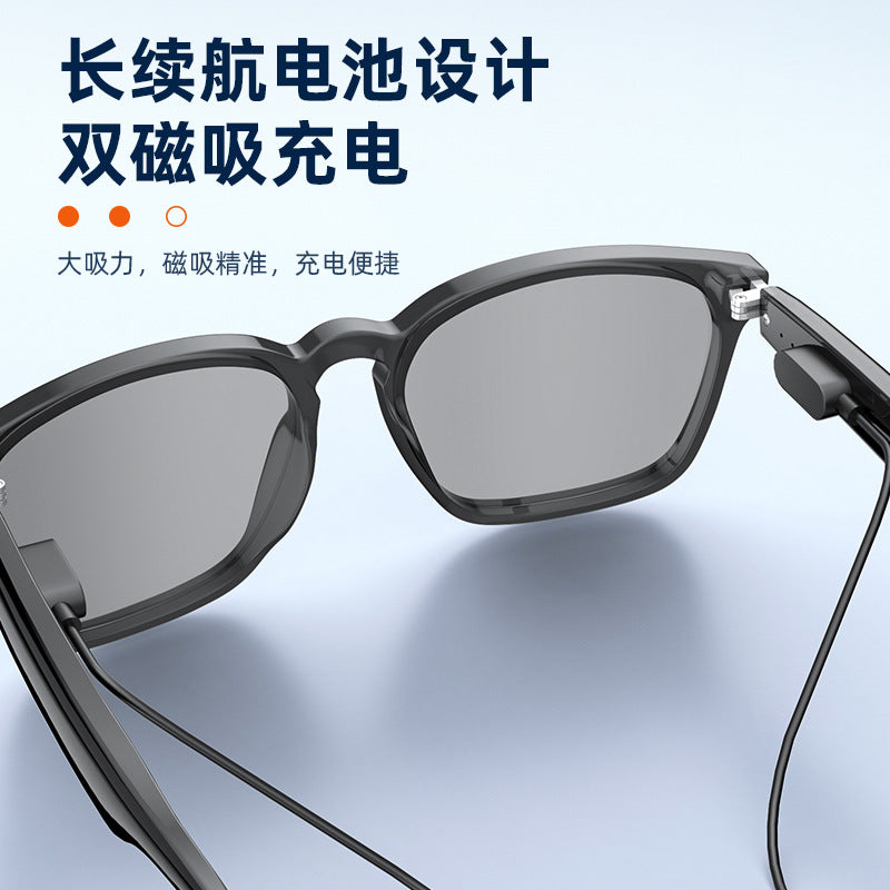 ai simultaneous translation sunglasses wireless call music Smart Bluetooth glasses multi-language translation Universal