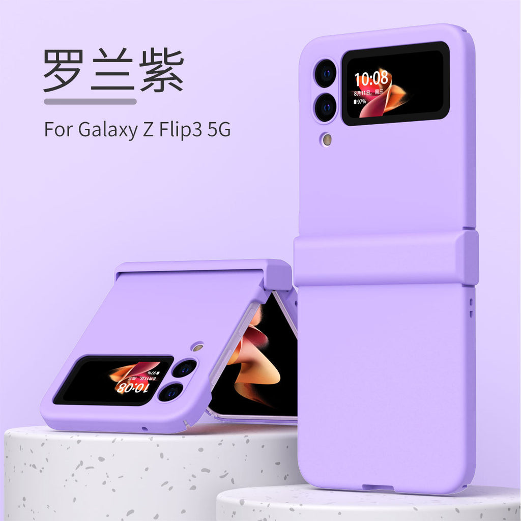 Applicable to Samsung ZFlip3 phone case foldable screen all-inclusive drop-resistant FLIP5g macaron protective case skin feeling ultra-thin