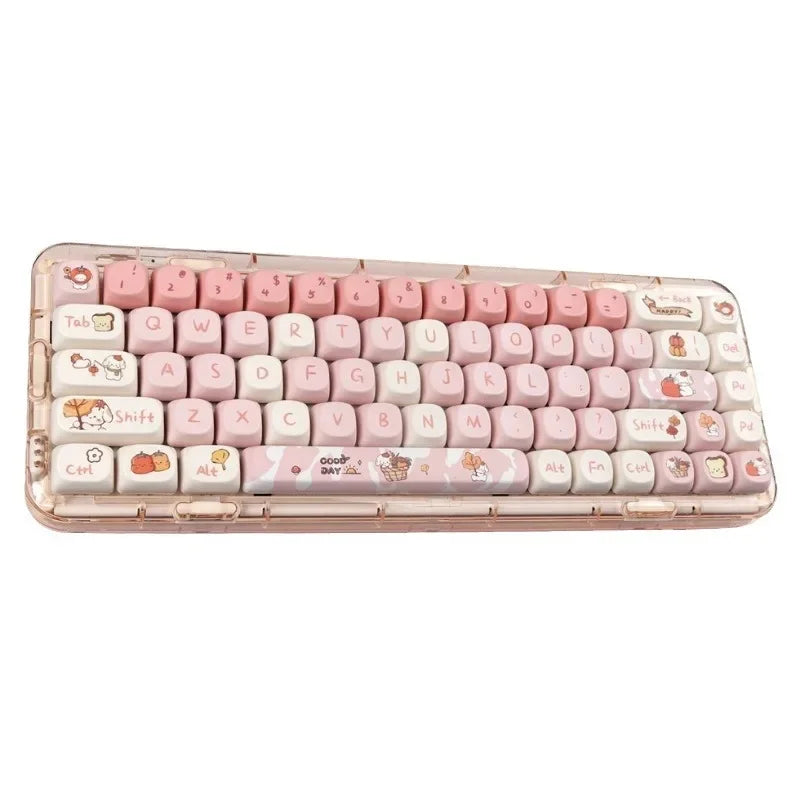 Autumn puppy key cap MOA height PBT key cap five-sided sublimation coeco customized personality full set key cap