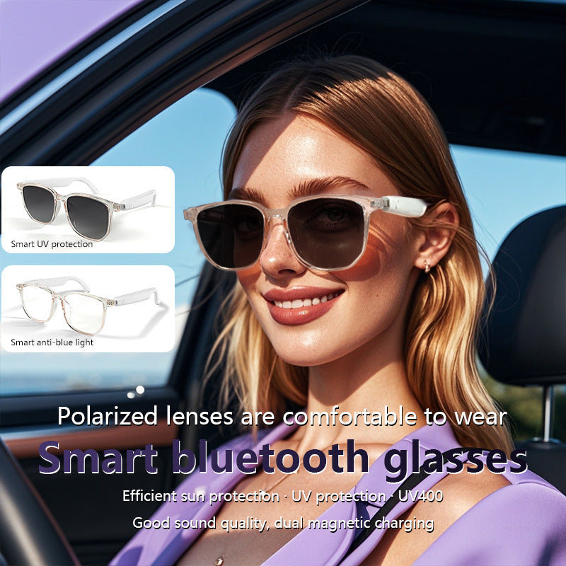 [Competitive factory] smart translation glasses sunglasses Bluetooth glasses polarized UV protection blue light music audio
