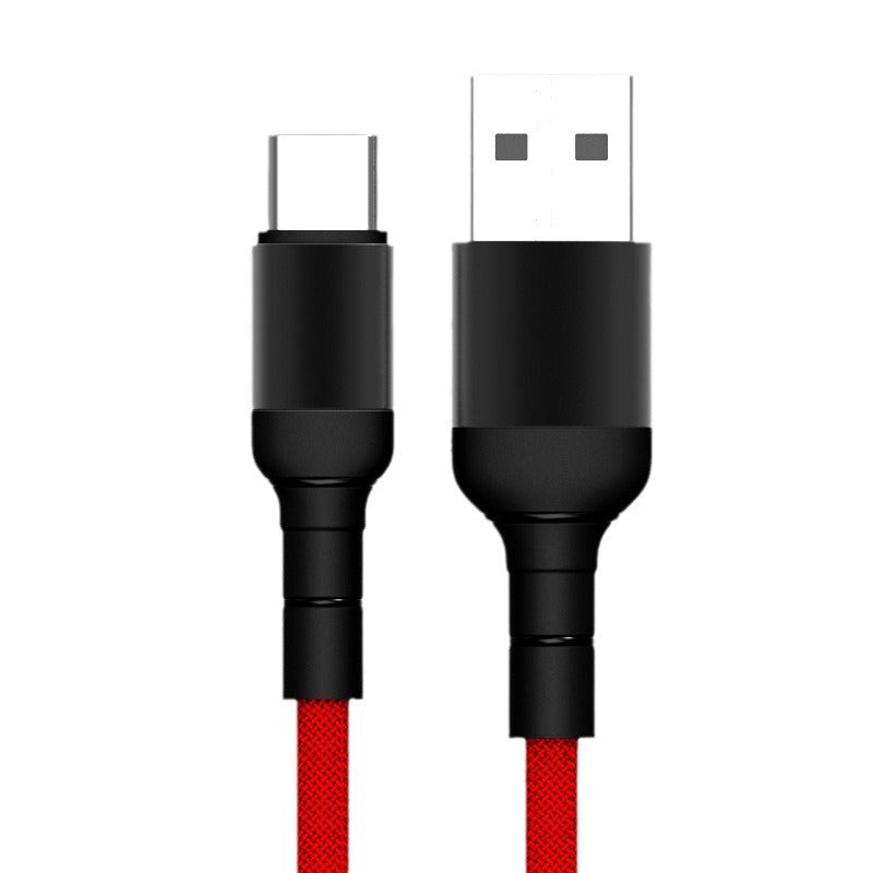 Aluminum Alloy 48 series braiding thread USB-A to type-c for Huawei Honor Super fast charge charging data cable