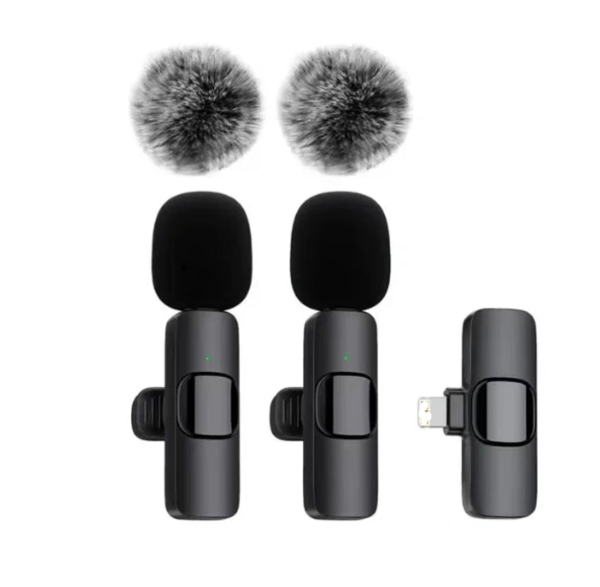 K1K9pro wireless lavalier microphone outdoor mobile live streaming microphone mini noise reduction collar clip microphone