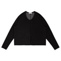 2025 spring and autumn simplicity solid color knitted cardigan pure cotton soft breathable round neck lightweight soft jacket long-sleeved women's clothing