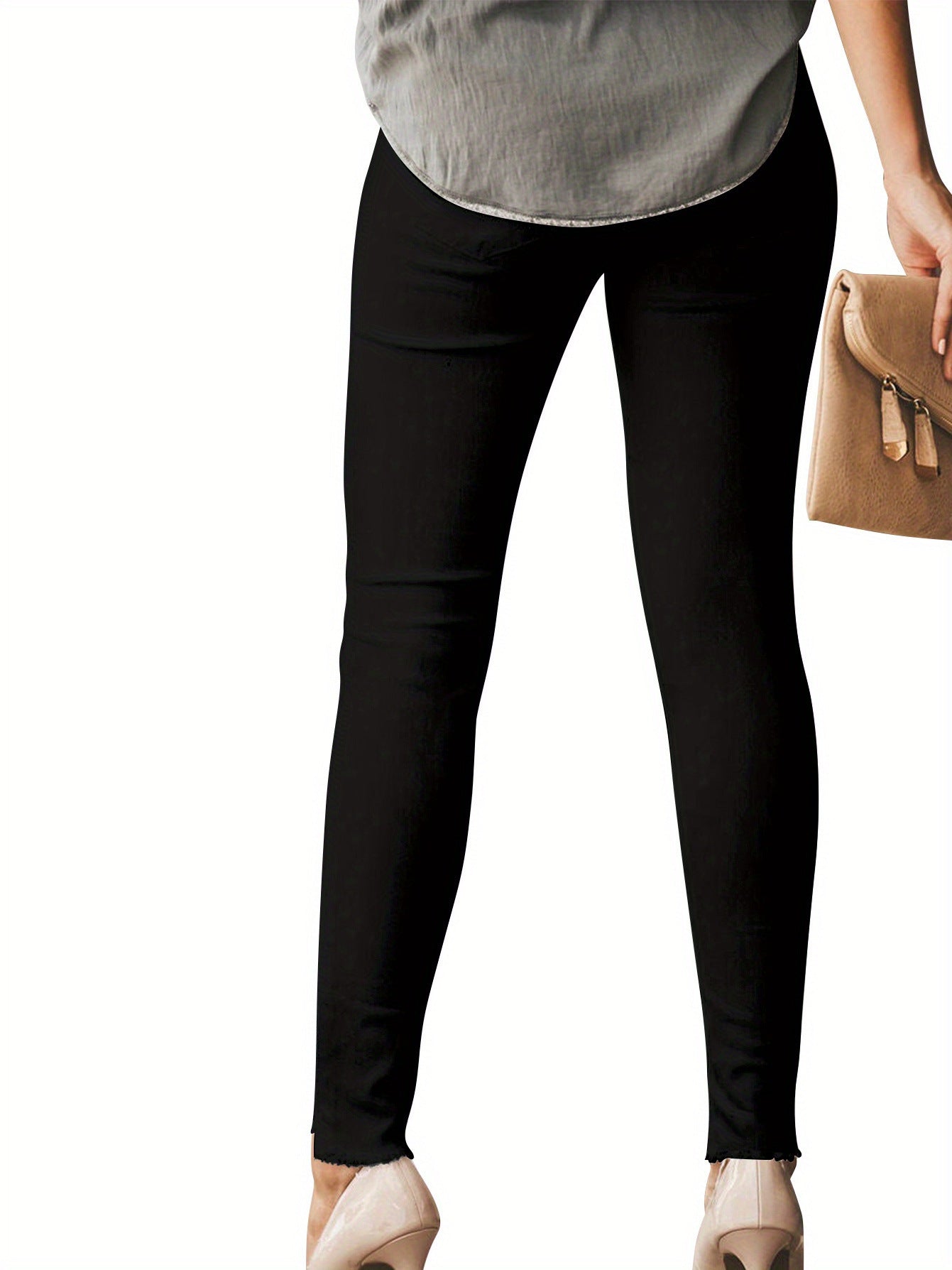 High Waisted Butt Lifting Jeans women Ripped Jeans