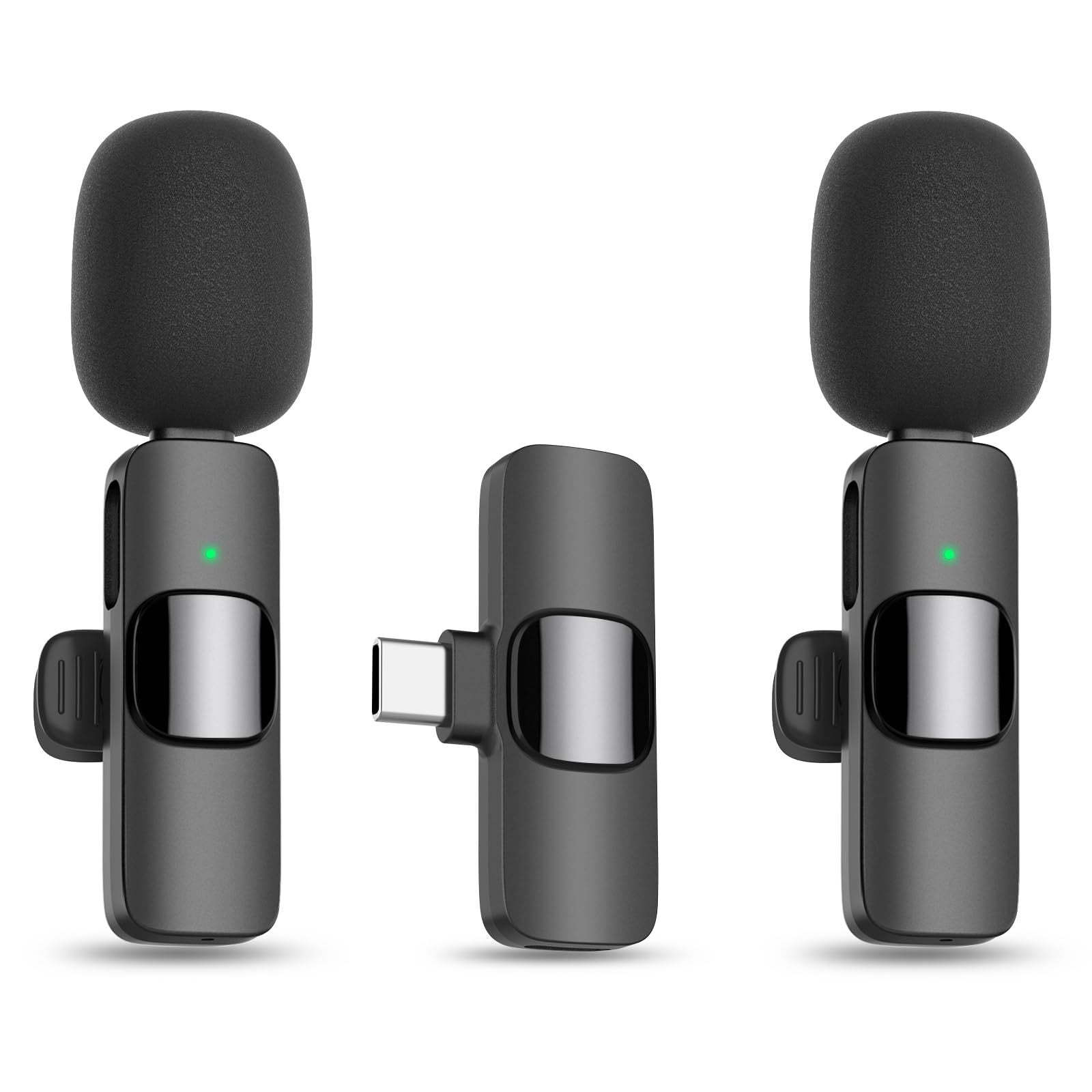 New K8K9 wireless lavalier microphone mobile live streaming equipment outdoor live broadcast wireless collar clip mini microphone