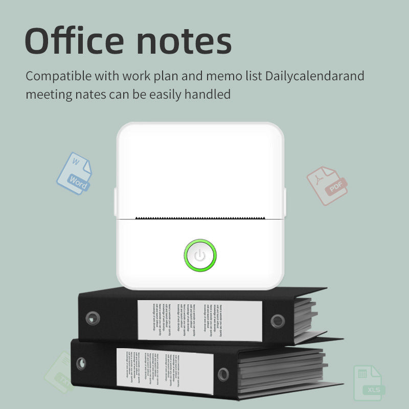 Cross-border mini Bluetooth wrong printer convenient thermal label printer document pocket mini printing wholesale